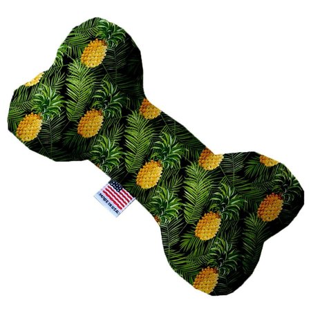MIRAGE PET PRODUCTS Pineapples in Paradise 6 in. Stuffing Free Bone Dog Toy 1252-SFTYBN6